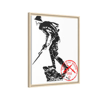 Iron Mike-Belleau Wood Monument |Matte Canvas | Framed