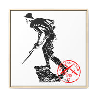 Iron Mike-Belleau Wood Monument |Matte Canvas | Framed