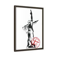 Iron Mike- MCRD Parris Island- Matte Canvas Framed
