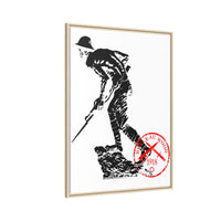 Iron Mike-Belleau Wood Monument |Matte Canvas | Framed