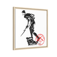 Iron Mike-Belleau Wood Monument |Matte Canvas | Framed