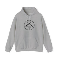 1918 Baseball Bat & Glove Logo Hoodie — Vintage Baseball Crewneck