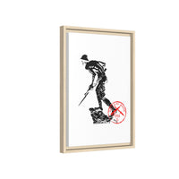 Iron Mike-Belleau Wood Monument |Matte Canvas | Framed
