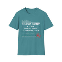 BLANC MONT RIDGE WWI | U.S. Marines | AEF Sector Series | Softstyle T-Shirt (White)
