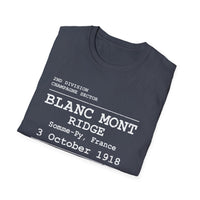 BLANC MONT RIDGE WWI | U.S. Marines | AEF Sector Series | Softstyle T-Shirt (White)