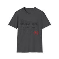 BELLEAU WOOD | U.S. Marines | Château-Thierry 1918 | AEF Sector Series | Softstyle T-Shirt | Bois de Belleau 6 June 1918