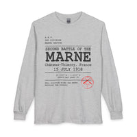 Marne |  Long Sleeve Tee | WWI Cantigny, France |28 May 1918 |3rd Division - ROCK OF THE MARNE
