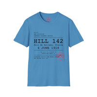 Hill 142 WWI | U.S. Marines | Château-Thierry 1918 | AEF Sector Series Softstyle T-Shirt | Bois de Belleau 6 June 1918