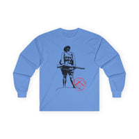 IRON MIKE QUANTICO (Black Ink) | WWI AEF ICONS SERIES | BELLEAU WOOD 1918™ | Long Sleeve T Shirt