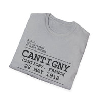 CANTIGNY WWI | 1st Infantry Division | AEF Sector Series Softstyle T-Shirt