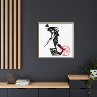 Iron Mike-Belleau Wood Monument |Matte Canvas | Framed