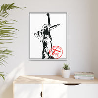 Iron Mike- MCRD Parris Island- Matte Canvas Framed