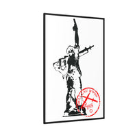 Iron Mike- MCRD Parris Island- Matte Canvas Framed
