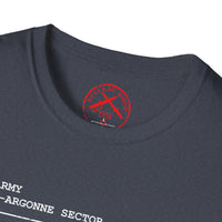 MEUSE ARGONNE OFFENSIVE | WWI | U.S. Marines | AEF Sector Series Softstyle T-Shirt (White )
