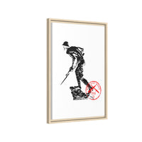 Iron Mike-Belleau Wood Monument |Matte Canvas | Framed
