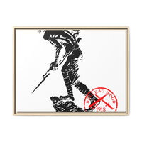 Iron Mike-Belleau Wood Monument |Matte Canvas | Framed
