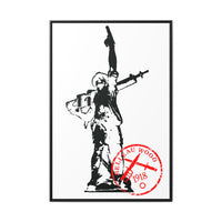 Iron Mike- MCRD Parris Island- Matte Canvas Framed