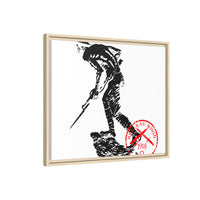 Iron Mike-Belleau Wood Monument |Matte Canvas | Framed