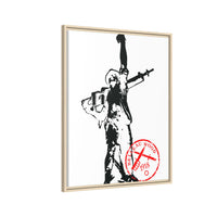 Iron Mike- MCRD Parris Island- Matte Canvas Framed