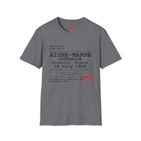 AISNE-MARNE OFFENSIVE | WWI | U.S. Marines | AEF Sector Series Softstyle T-Shirt
