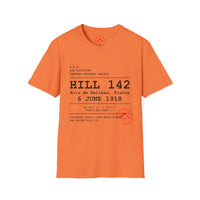 Hill 142 WWI | U.S. Marines | Château-Thierry 1918 | AEF Sector Series Softstyle T-Shirt | Bois de Belleau 6 June 1918