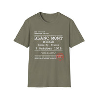 BLANC MONT RIDGE WWI | U.S. Marines | AEF Sector Series | Softstyle T-Shirt (White)