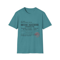 MEUSE ARGONNE OFFENSIVE | WWI | U.S. Marines | AEF Sector Series Softstyle T-Shirt