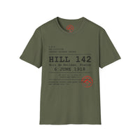 Hill 142 WWI | U.S. Marines | Château-Thierry 1918 | AEF Sector Series Softstyle T-Shirt | Bois de Belleau 6 June 1918