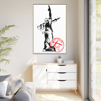 Iron Mike- MCRD Parris Island- Matte Canvas Framed