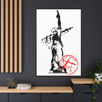 Iron Mike- MCRD Parris Island- Matte Canvas Framed