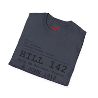 Hill 142 WWI | U.S. Marines | Château-Thierry 1918 | AEF Sector Series Softstyle T-Shirt | Bois de Belleau 6 June 1918