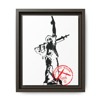 Iron Mike- MCRD Parris Island- Matte Canvas Framed