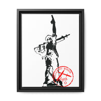Iron Mike- MCRD Parris Island- Matte Canvas Framed
