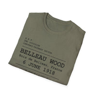 BELLEAU WOOD | U.S. Marines | Château-Thierry 1918 | AEF Sector Series | Softstyle T-Shirt | Bois de Belleau 6 June 1918