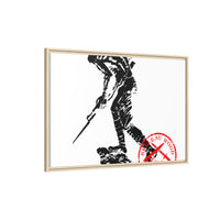 Iron Mike-Belleau Wood Monument |Matte Canvas | Framed