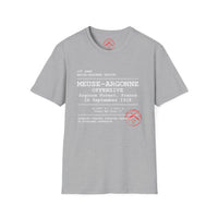 MEUSE ARGONNE OFFENSIVE | WWI | U.S. Marines | AEF Sector Series Softstyle T-Shirt (White )