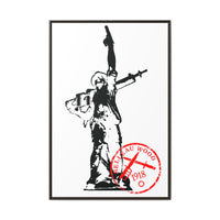 Iron Mike- MCRD Parris Island- Matte Canvas Framed