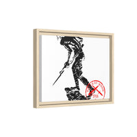 Iron Mike-Belleau Wood Monument |Matte Canvas | Framed