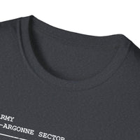 MEUSE ARGONNE OFFENSIVE | WWI | U.S. Marines | AEF Sector Series Softstyle T-Shirt (White)