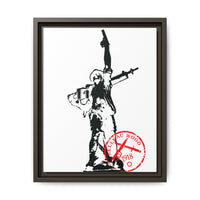 Iron Mike- MCRD Parris Island- Matte Canvas Framed
