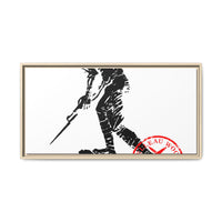 Iron Mike-Belleau Wood Monument |Matte Canvas | Framed