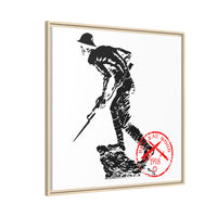 Iron Mike-Belleau Wood Monument |Matte Canvas | Framed