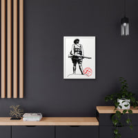 Belleau Wood 1918 Soldier Illustration Framed Poster | WWI Trench Art Print