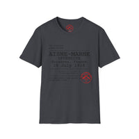 AISNE-MARNE OFFENSIVE | WWI | U.S. Marines | AEF Sector Series Softstyle T-Shirt