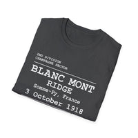 BLANC MONT RIDGE WWI | U.S. Marines | AEF Sector Series | Softstyle T-Shirt (White)