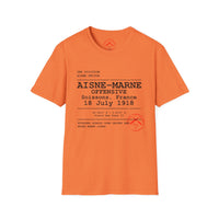 AISNE-MARNE OFFENSIVE | WWI | U.S. Marines | AEF Sector Series Softstyle T-Shirt