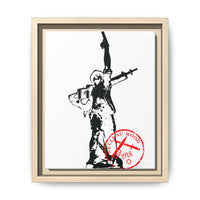 Iron Mike- MCRD Parris Island- Matte Canvas Framed