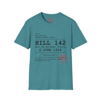 Hill 142 WWI | U.S. Marines | Château-Thierry 1918 | AEF Sector Series Softstyle T-Shirt | Bois de Belleau 6 June 1918
