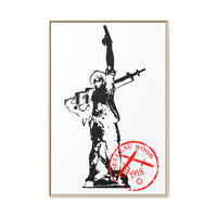 Iron Mike- MCRD Parris Island- Matte Canvas Framed