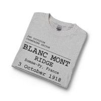 Battle of Blanc Mont | Blanc Mont Ridge |  Long Sleeve Tee | WWI |2nd Army